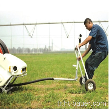 Machine d&#39;irrigation à enrouleur de tuyau mobile facile de petite taille